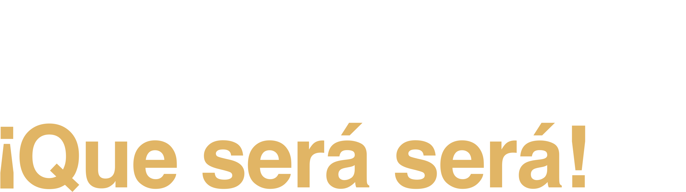 YU SHIROTA LIVE 2026 ¡Que será será! | 城田優